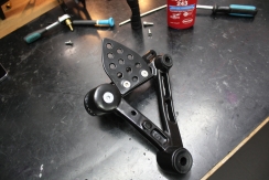 Ducati 1000 Sport s Lucas ABM Fussrasten Anlage Rearset 63