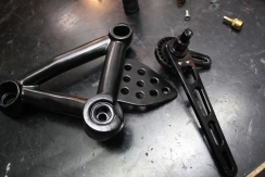 Ducati 1000 Sport s Lucas ABM Fussrasten Anlage Rearset 64
