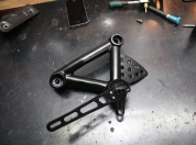 Ducati 1000 Sport s Lucas ABM Fussrasten Anlage Rearset 66