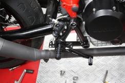 Ducati Sport 1000 1000s Rear Set Fussrasten Anlage 048