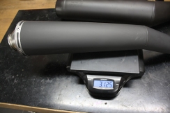 Ducati Sport 1000s Termignoni Exhaust Auspuff Gewicht weight 09