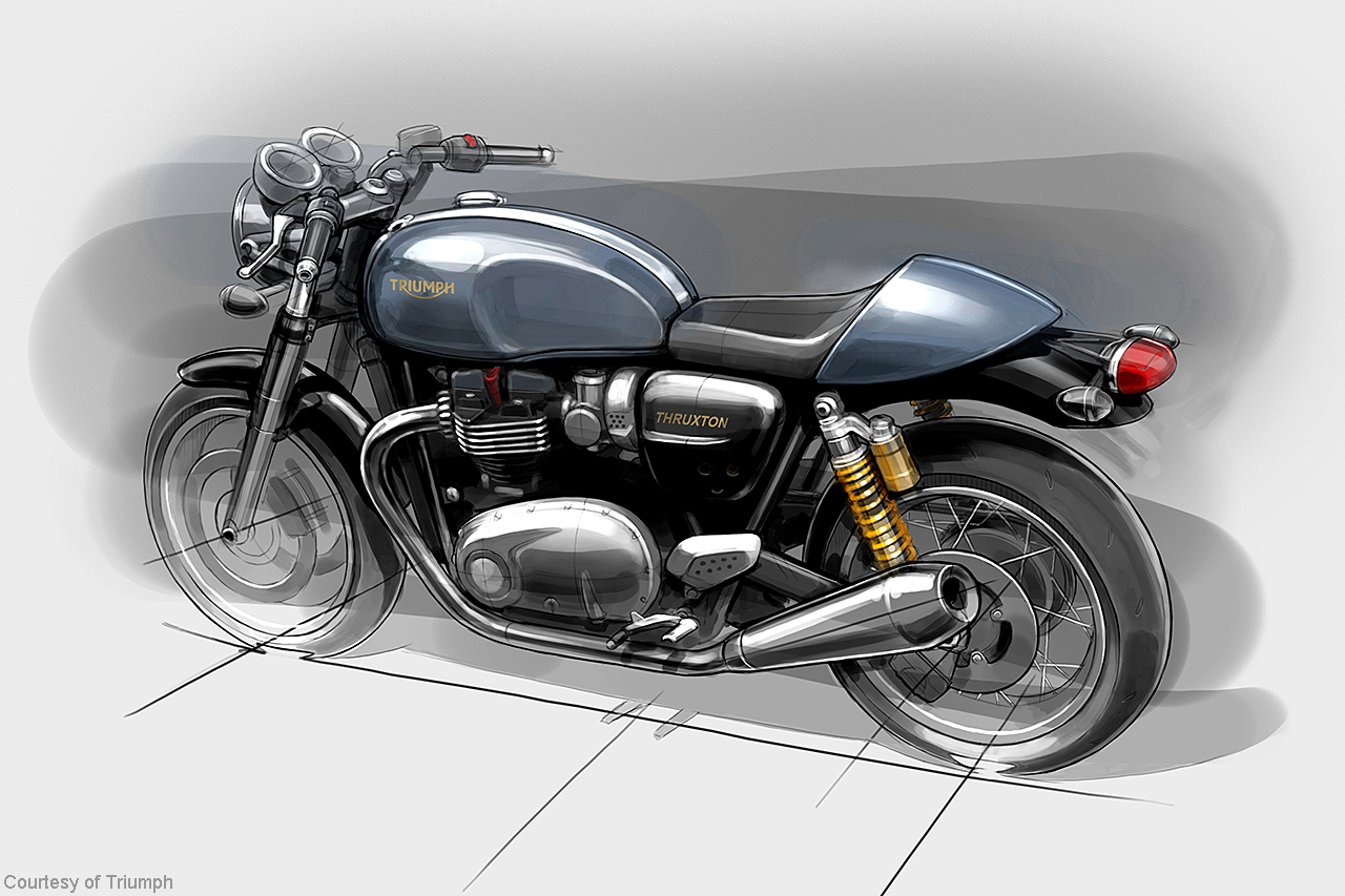 Triumph Bonneville T 120 Thruxton R Street Twin Scrambler ...